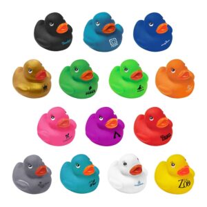 Custom 2" Colorful Rubber Ducks