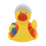 Custom Safety Awareness Construction Rubber Duck - 1
